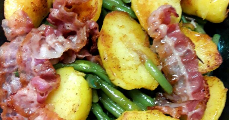 Salade Liégeoise czyli fasolka po lieżuasku
